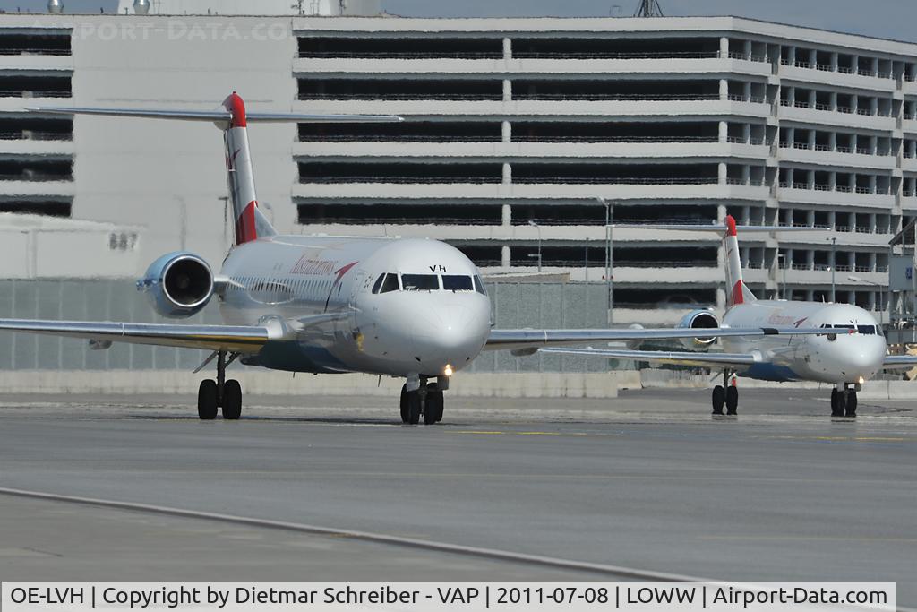 OE-LVH, 1993 Fokker 100 (F-28-0100) C/N 11456, Austrian Arrows Fokker 100