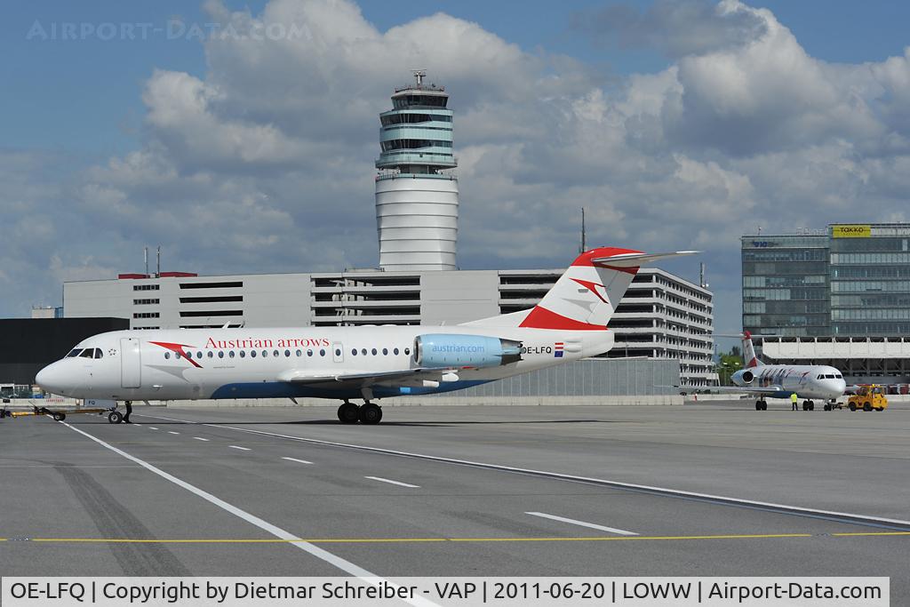 OE-LFQ, 1996 Fokker 70 (F-28-0070) C/N 11568, Austrian Arrows Fokker 100