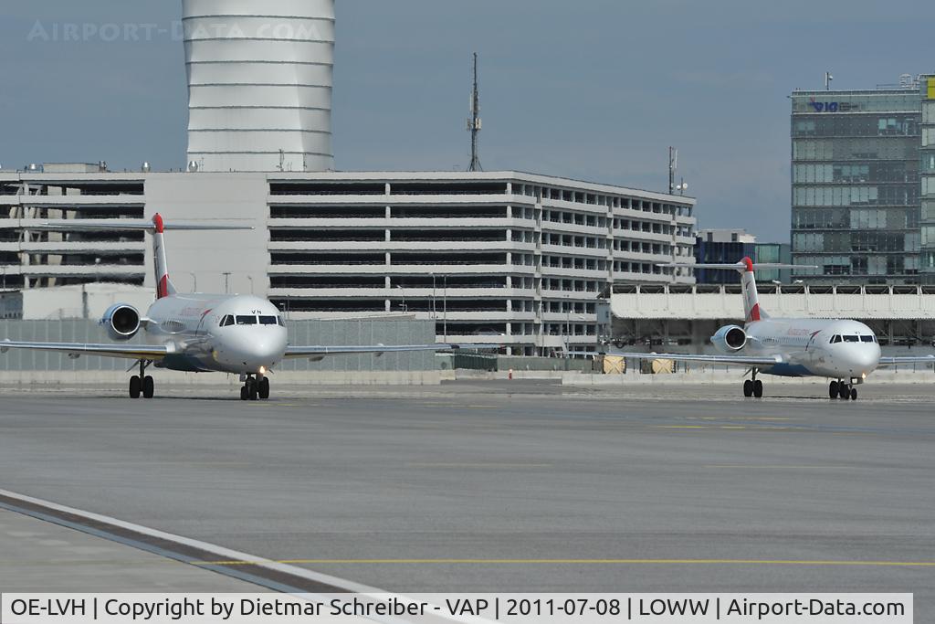 OE-LVH, 1993 Fokker 100 (F-28-0100) C/N 11456, Austrian Arrows Fokker 100
