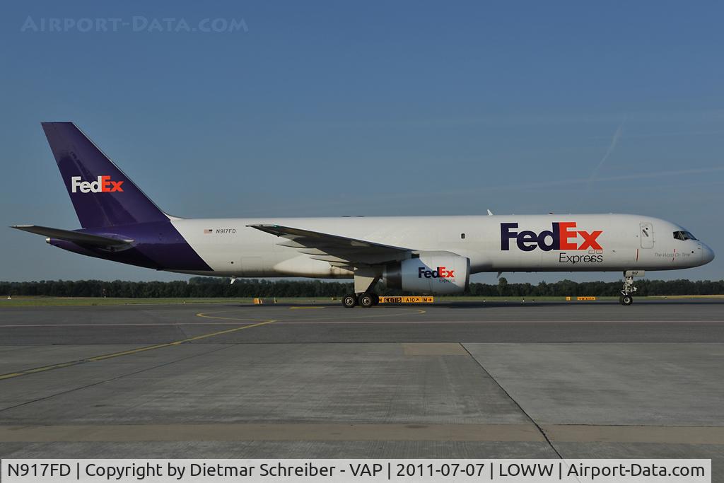 N917FD, 1989 Boeing 757-23A C/N 24291, Fedex Boeing 757-200