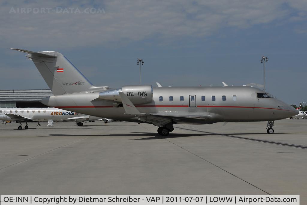 OE-INN, 2008 Bombardier Challenger 605 (CL-600-2B16) C/N 5743, CL605 Vistajet