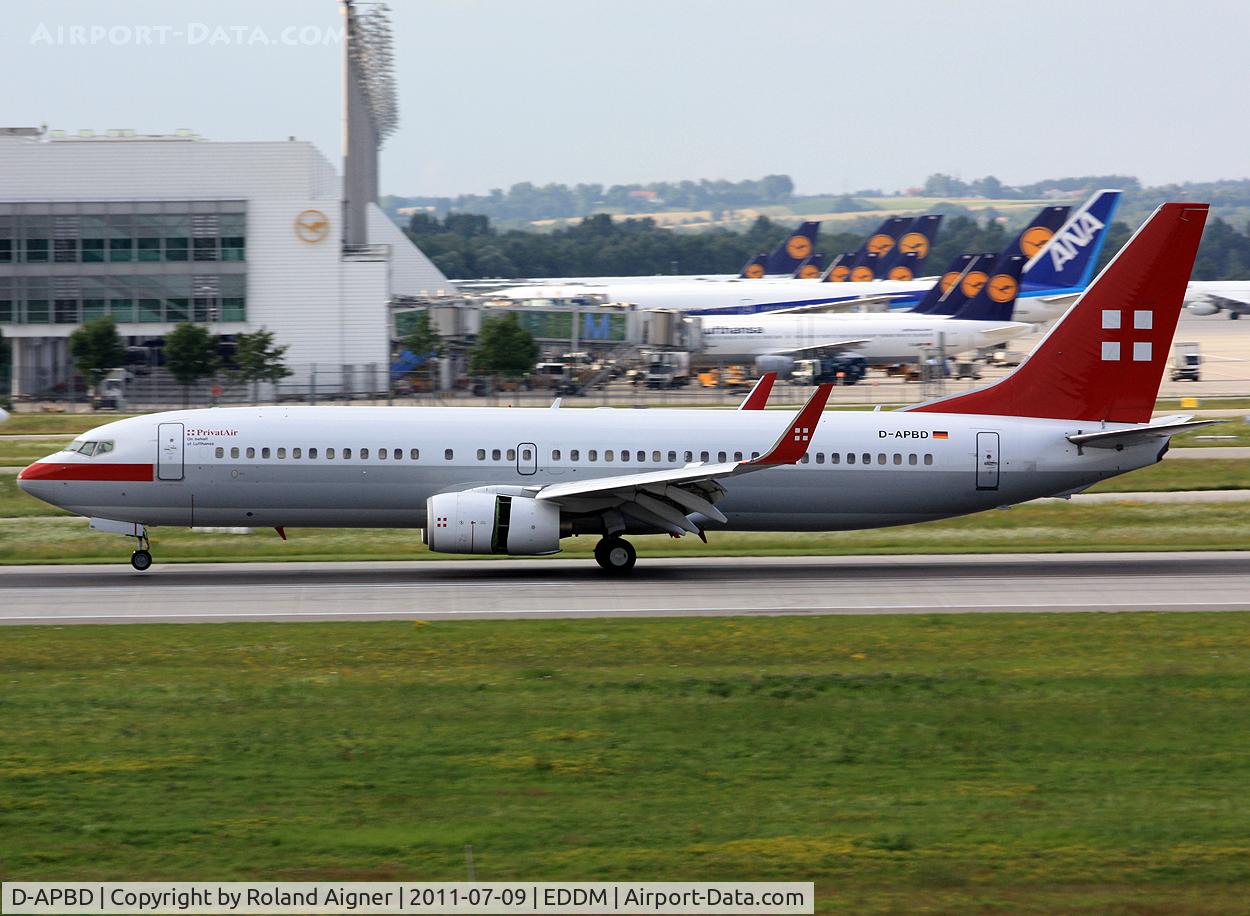 D-APBD, 2005 Boeing 737-8BK C/N 33021, ........