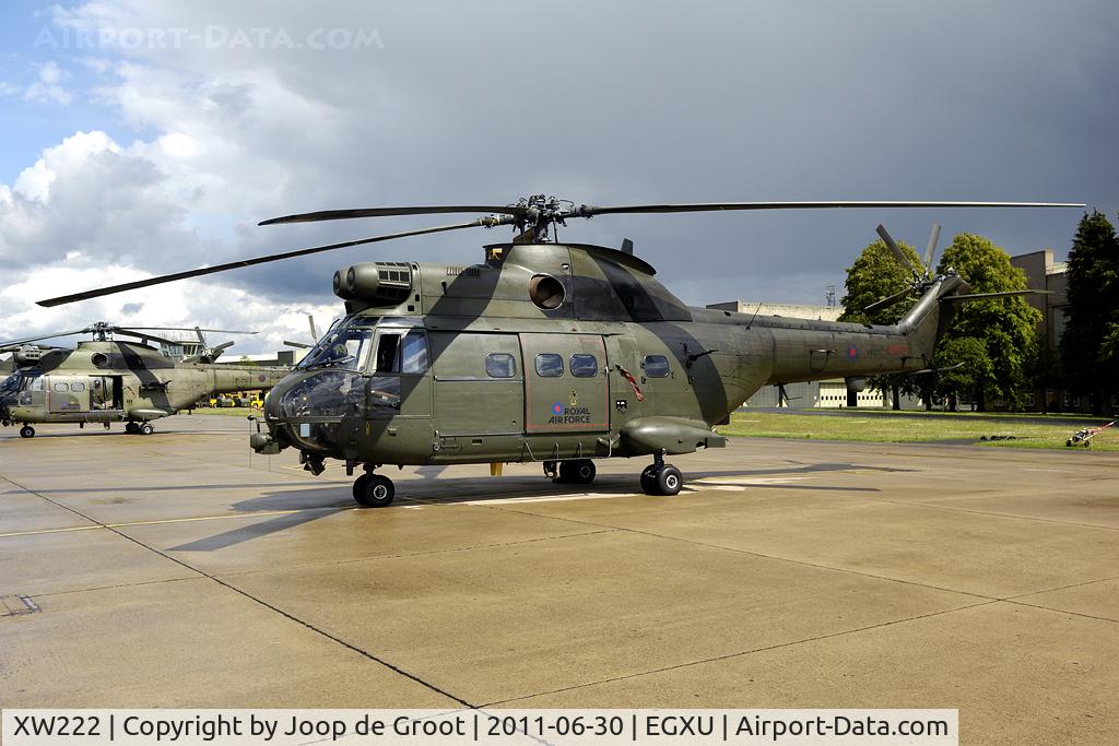 XW222, 1972 Westland Puma HC.1 C/N 1157, 1563 Flight markings on the nose