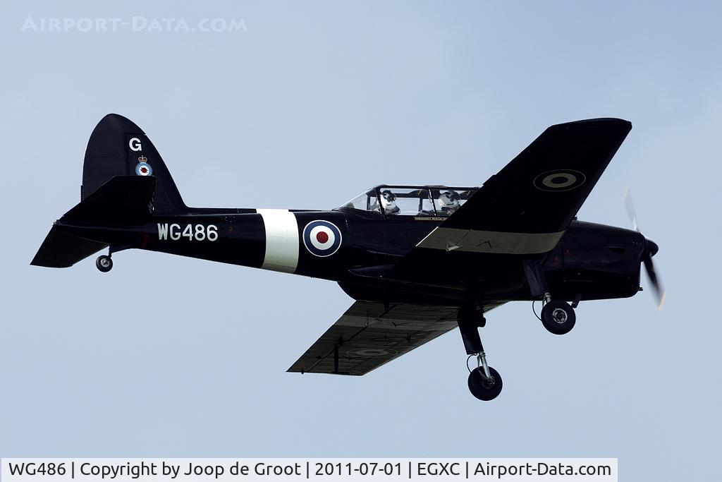 WG486, 1952 De Havilland DHC-1 Chipmunk T.10 C/N C1/0536-DHB.f421, The last Chipmunk in British service is the one that is being use for tail dragger training by the Battle of Britain Memorial Flight.