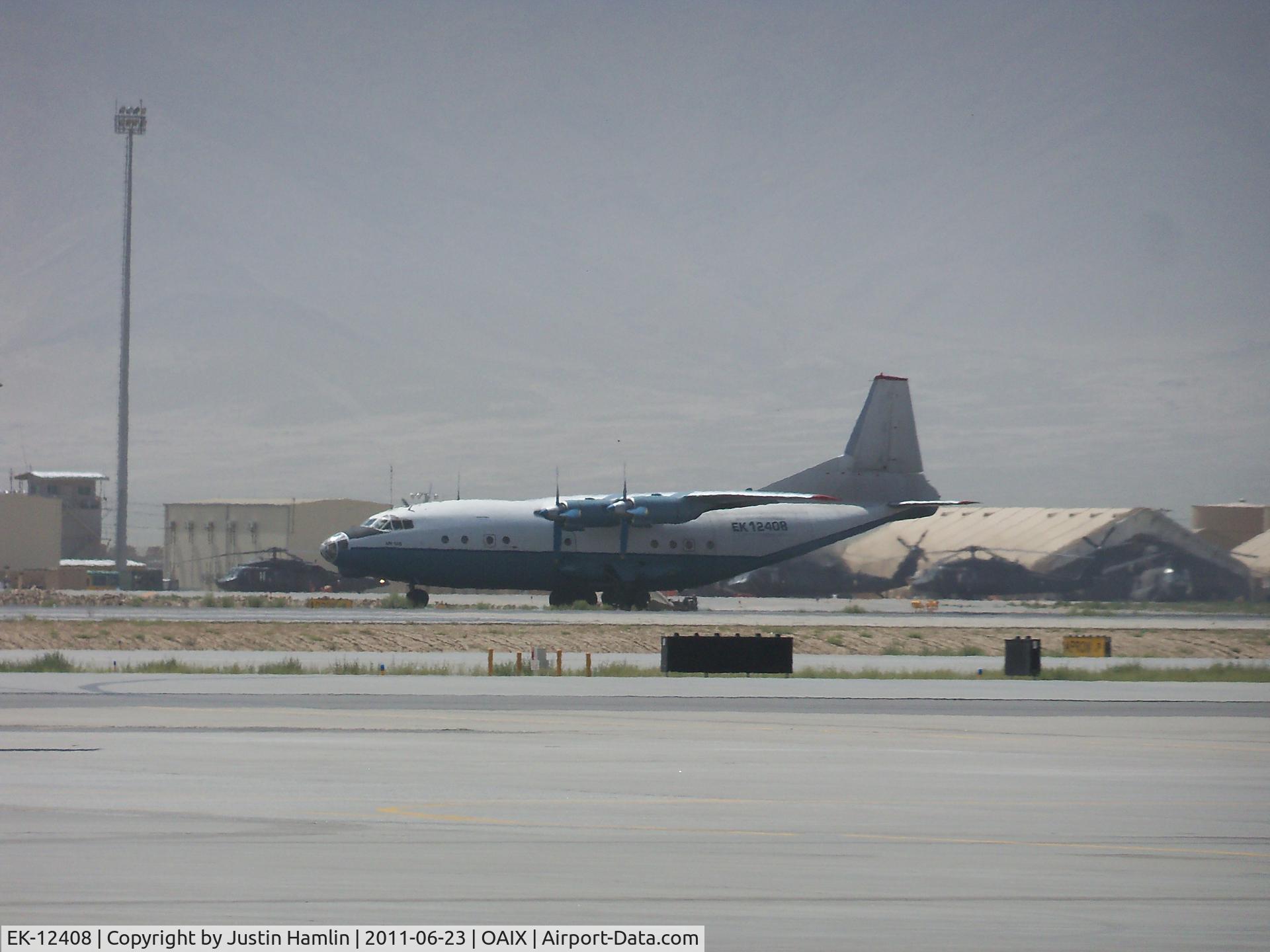 EK-12408, Antonov An-12BP C/N 9346308, First of a few An-12s I saw at Bagram over a few days