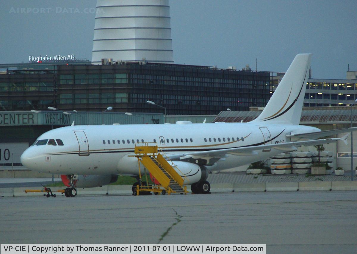 VP-CIE, 2001 Airbus ACJ319 (A319-133/CJ) C/N 1589, Bugshan Group Airbus A319