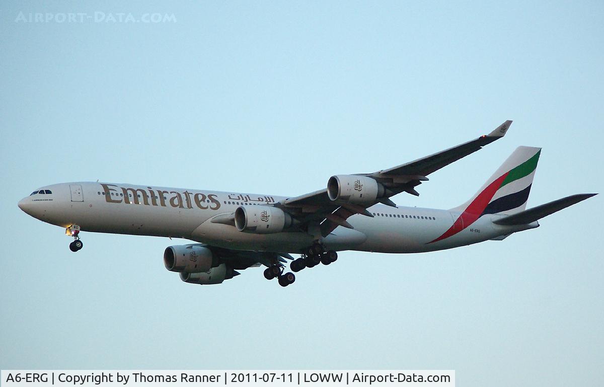 A6-ERG, Airbus A340-541 C/N 608, Emirates Airbus A340
