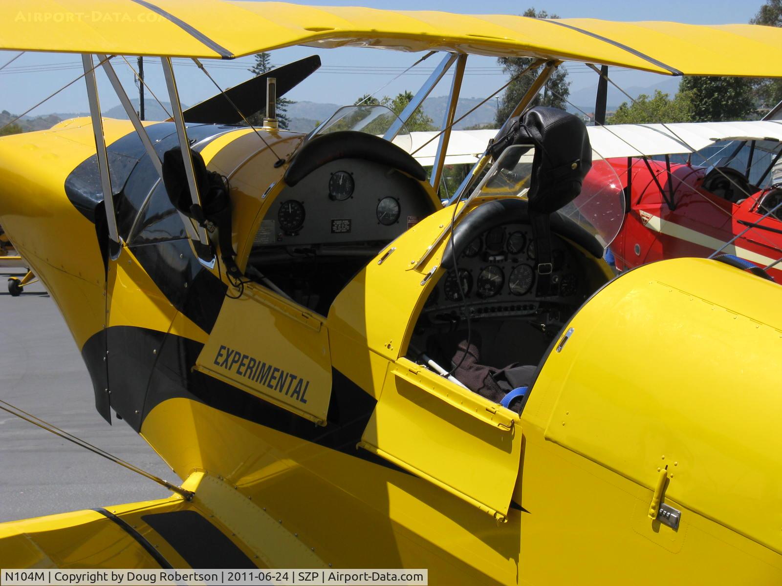 N104M, 2002 SSH T-131PA Jungmann C/N 157, 1992 Galpin Bucker JUNGMANN AERO Z 131, Lycoming IO-360 A&C 200 Hp conversion, cockpits