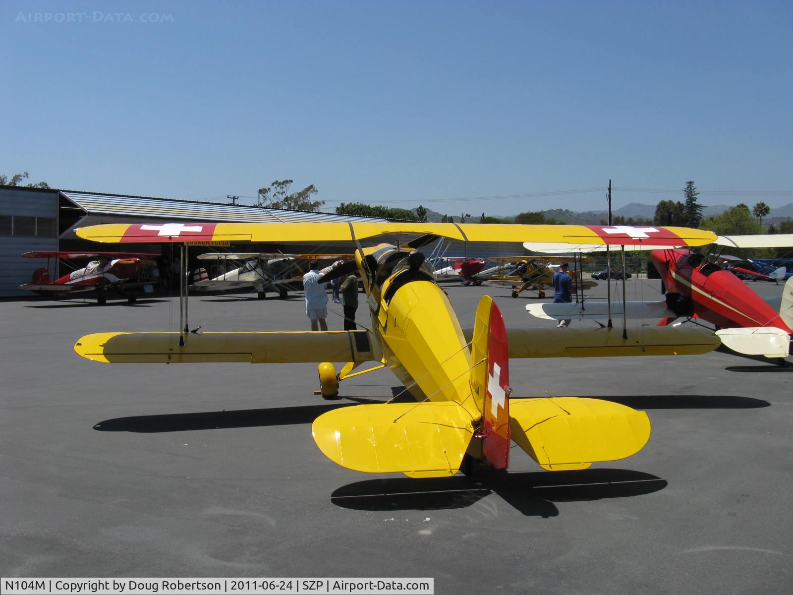 N104M, 2002 SSH T-131PA Jungmann C/N 157, 1992 Galpin Bucker JUNGMANN AERO Z 131, Lycoming IO-360 A&C 200 Hp conversion