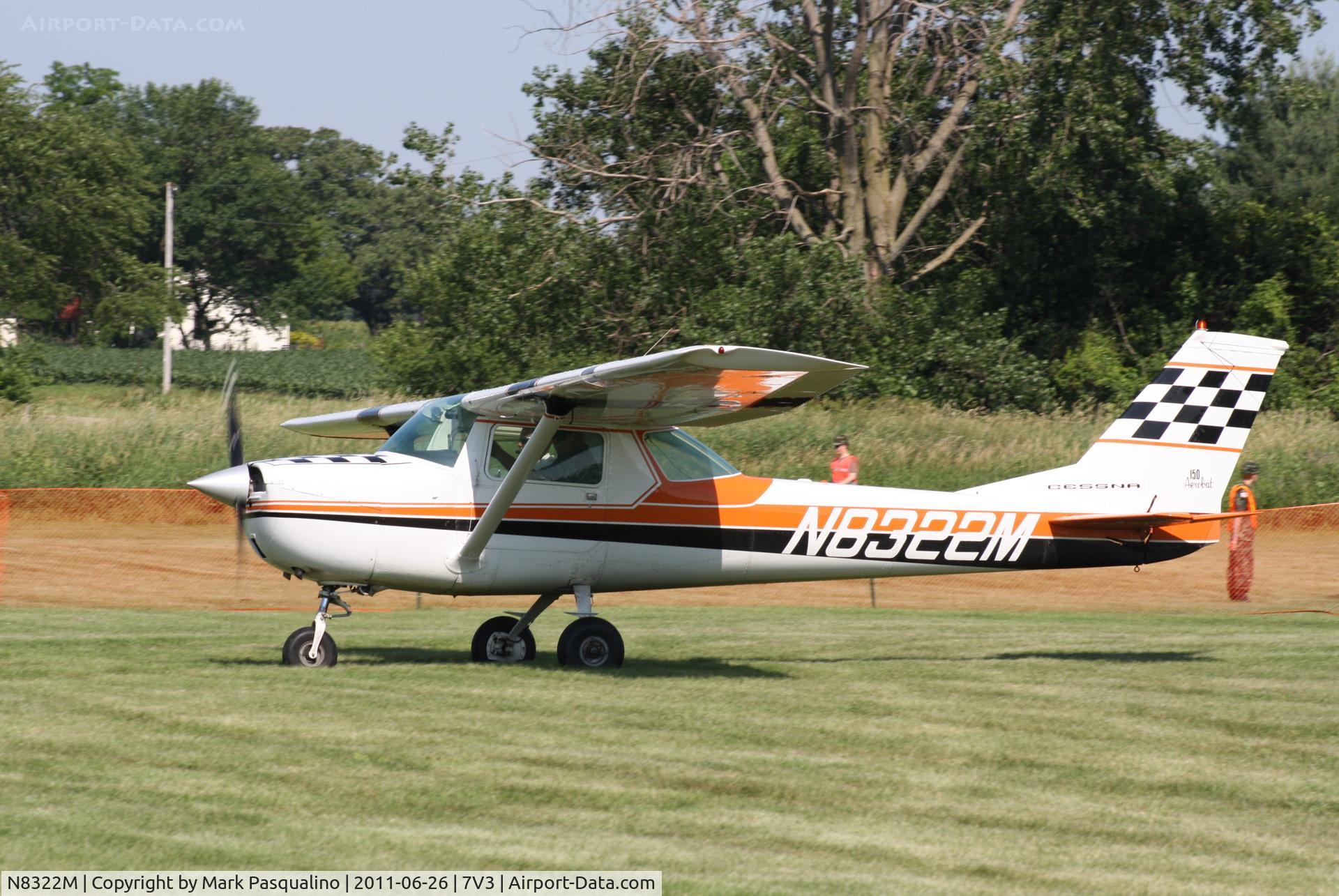N8322M, 1969 Cessna A150K Aerobat C/N A15000022, Cessna A150K