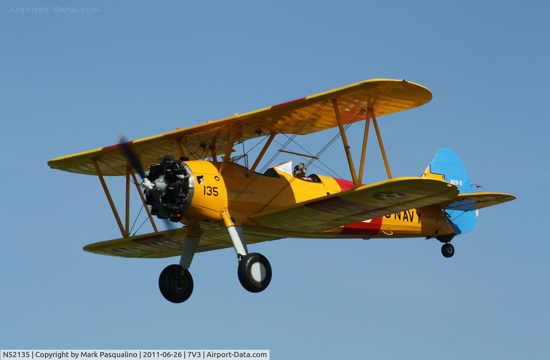 N52135, 1943 Boeing N2S-5 C/N 75-8758, Stearman