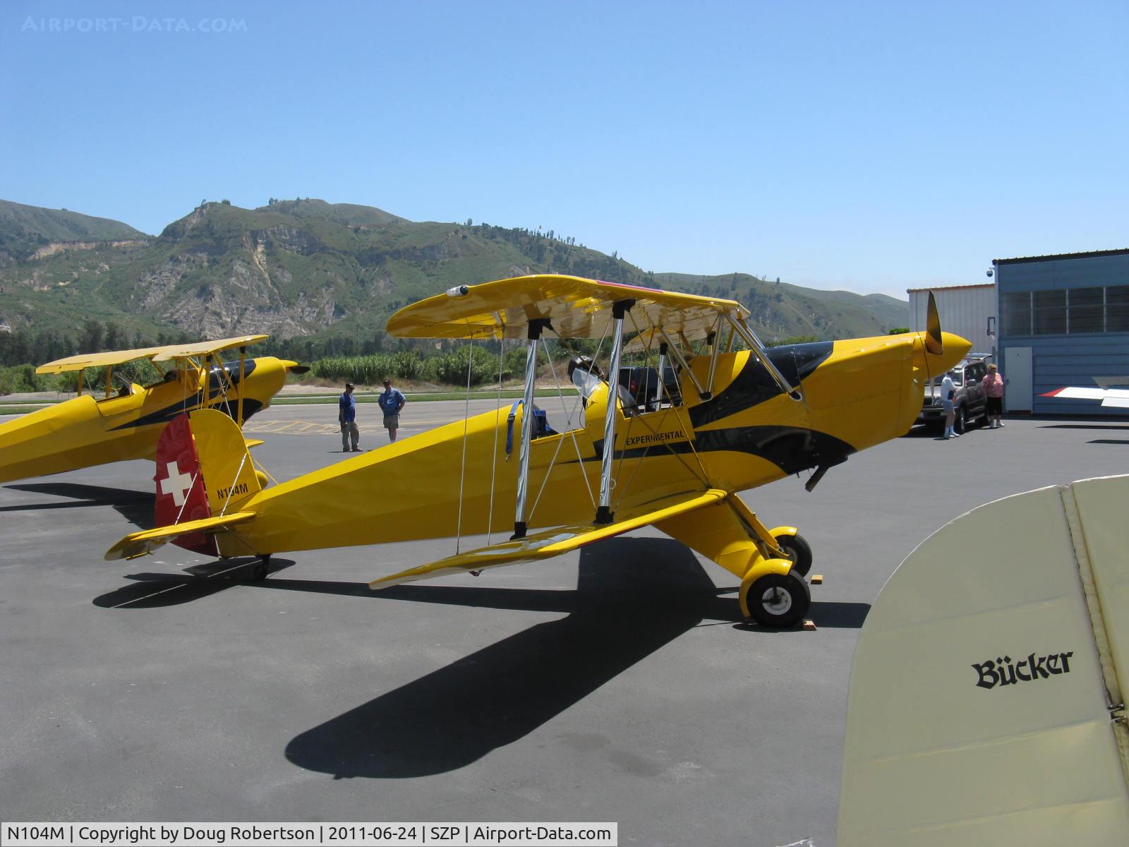 N104M, 2002 SSH T-131PA Jungmann C/N 157, 1992 Galpin Bucker JUNGMANN AERO Z 131, Lycoming IO-360 A&C 200 Hp conversion