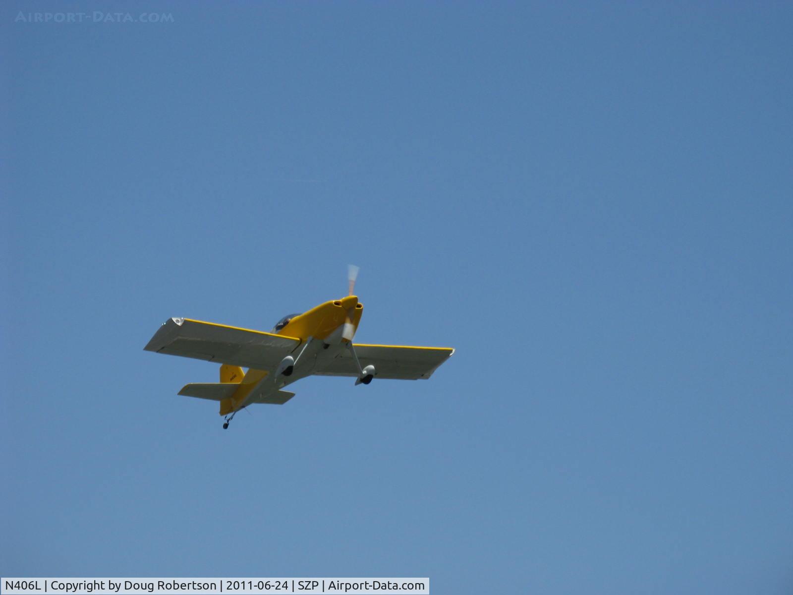 N406L, 2008 Vans RV-6 C/N 936, Provo PROVO 6, Lycoming O-320 160 Hp, takeoff climb Rwy 22
