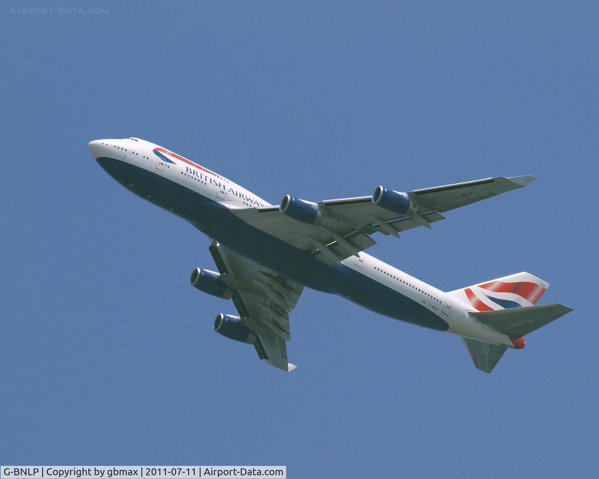 G-BNLP, 1990 Boeing 747-436 C/N 24058, Flying @ ~3,500 feet high, going to a landing at JFK