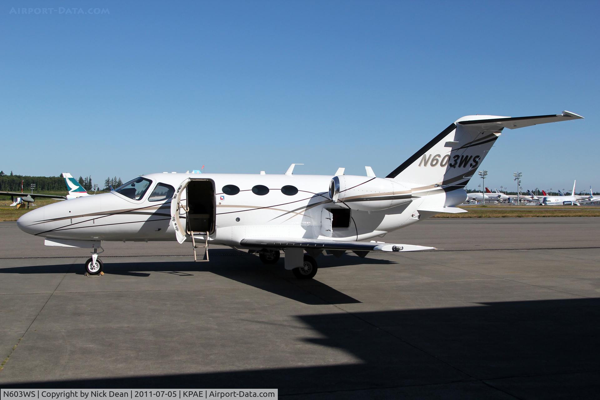 N603WS, Cessna 510 Citation Mustang C/N 510-0215, KPAE/PAE