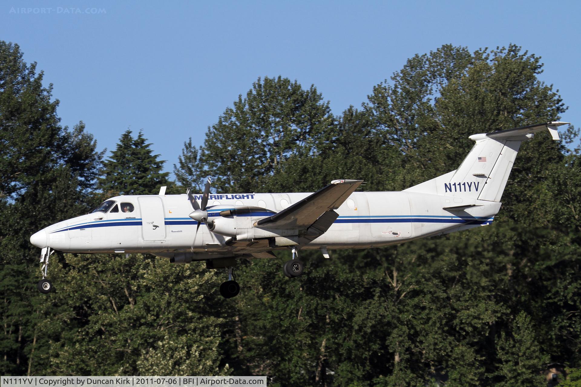 N111YV, 1990 Beech 1900C C/N UC-111, Ameriflight has a big presence at BFI