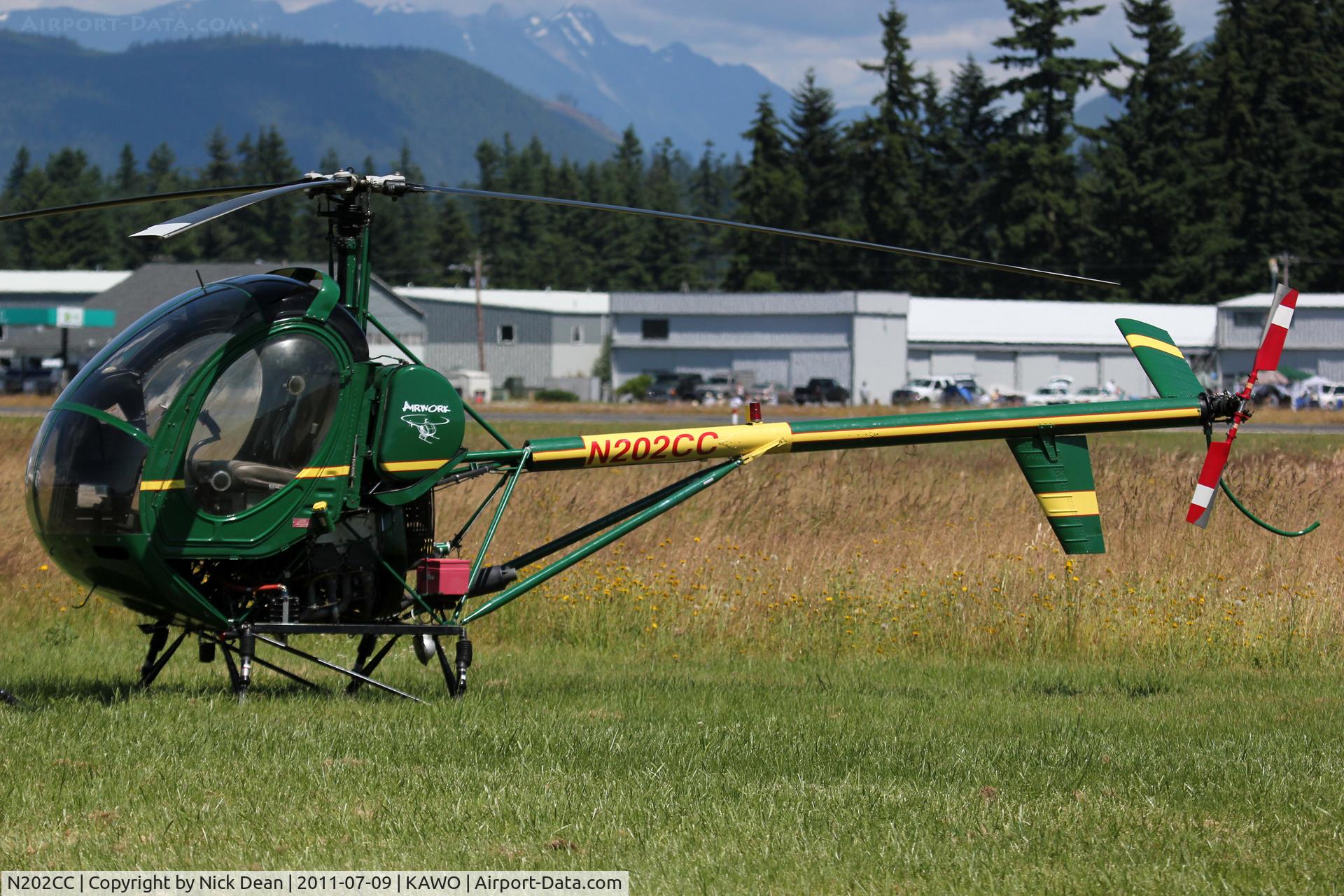 N202CC, 1989 Schweizer 269C C/N S1421, KAWO/AWO