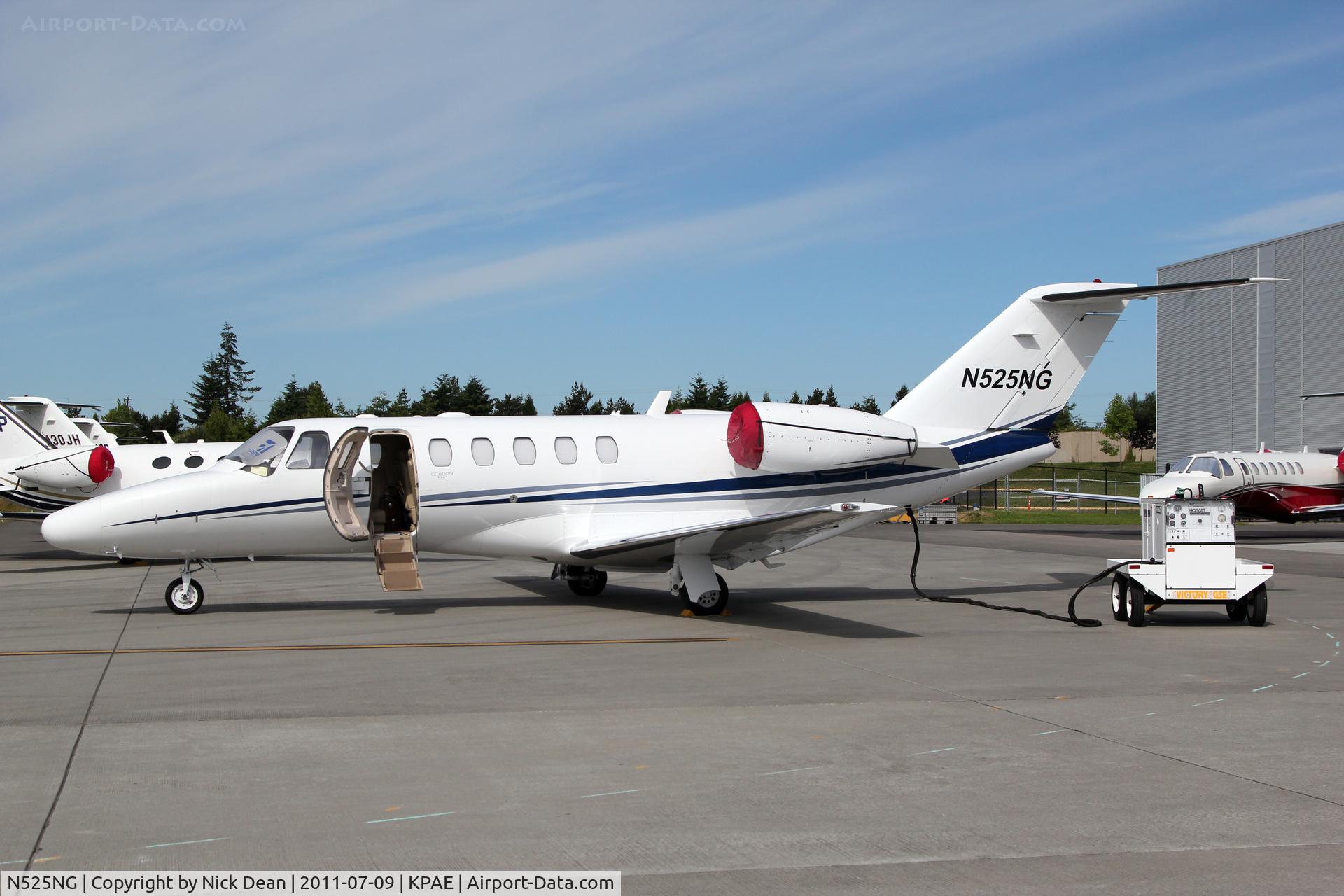 N525NG, 2008 Cessna 525A CitationJet CJ2+ C/N 525A-0388, KPAE/PAE