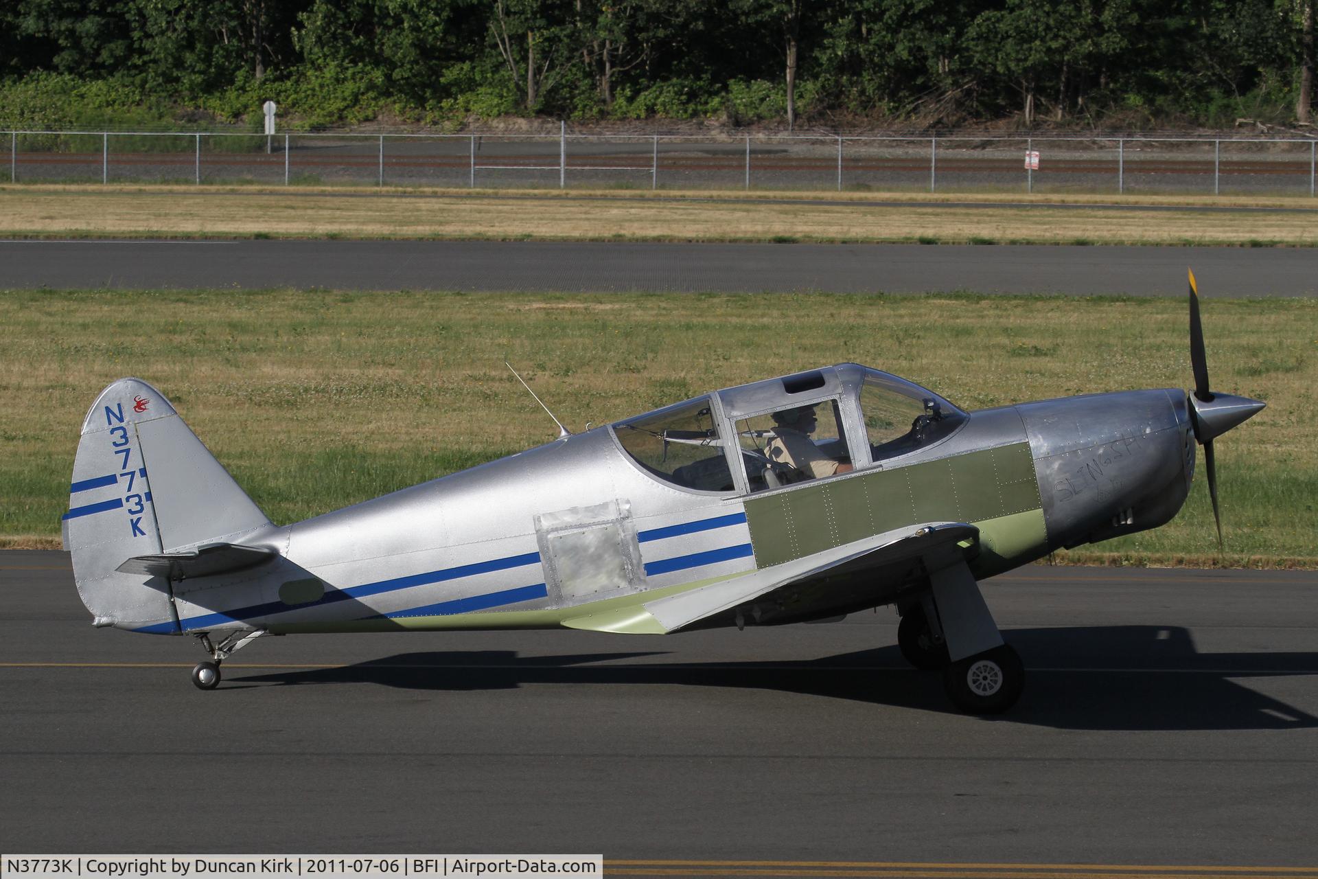 N3773K, 1946 Globe GC-1B Swift C/N 1466, A sunny day brings the best residents out