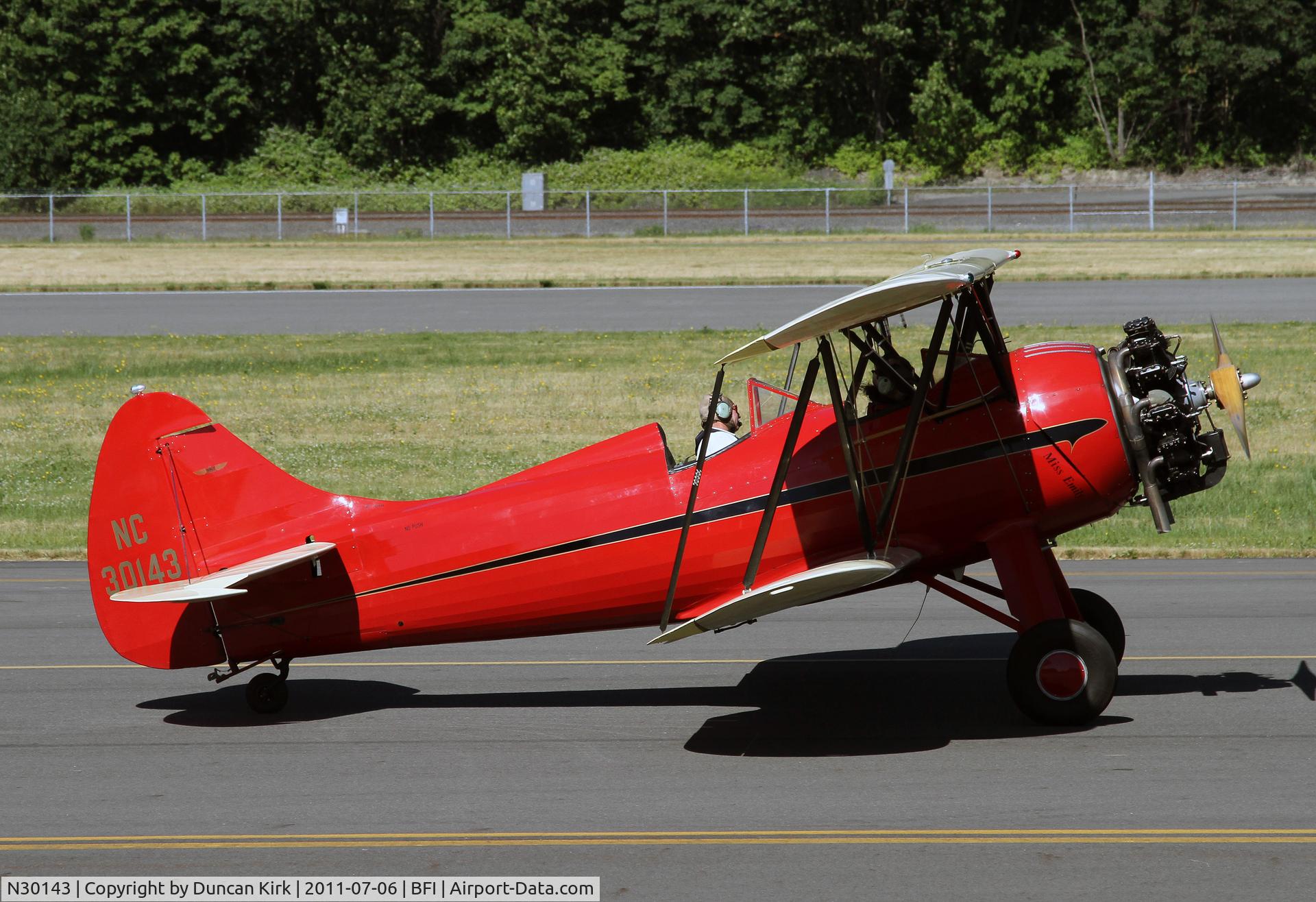 N30143, 1941 Waco UPF-7 C/N 5540, On a joy ride