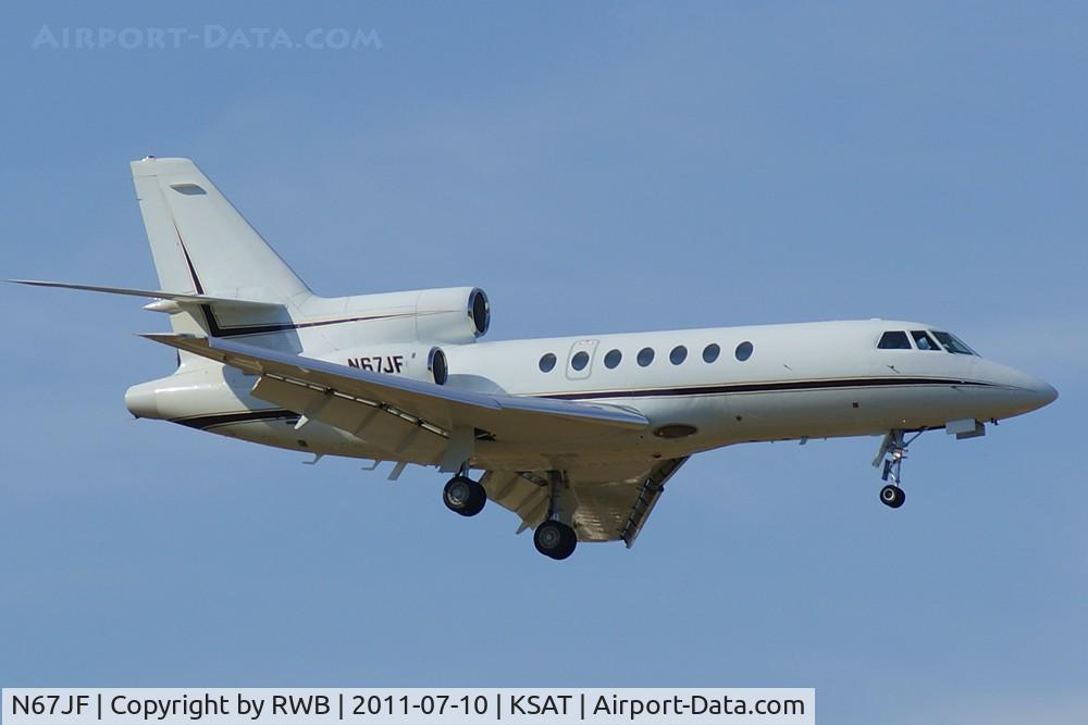 N67JF, 1982 Dassault-Breguet Falcon 50 C/N 073, Landing 12R