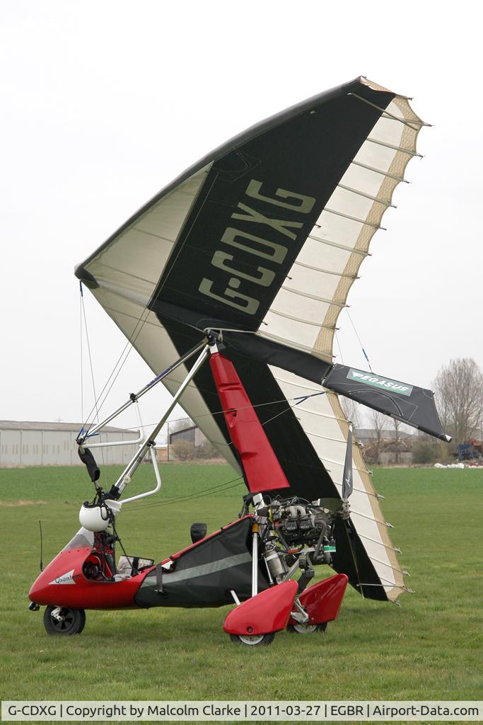 G-CDXG, 2006 Pegasus Quantum 15-912 C/N 8180, Pegasus Quantum At Breighton Airfield in March 2011.