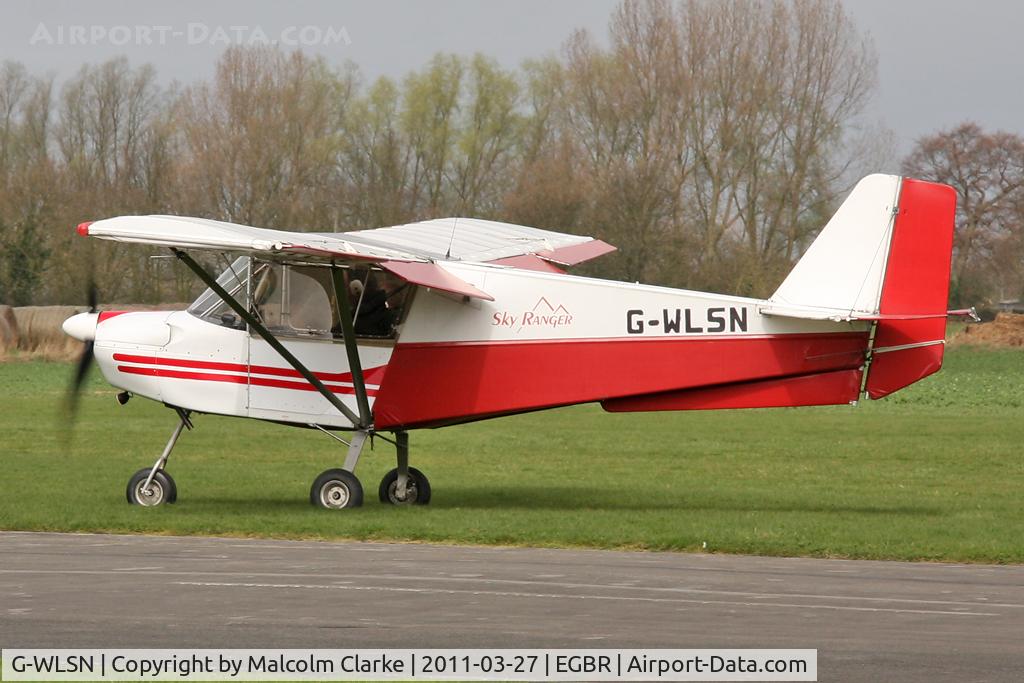G-WLSN, 2005 Skyranger 912S(1) C/N BMAA/HB/474, Skyranger 912S at Breighton Airfield in March 2011.