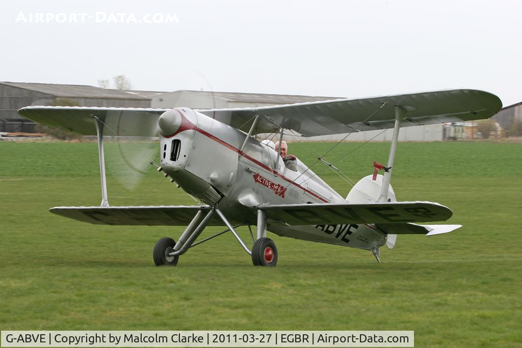 G-ABVE, 1932 Arrow Active 2 C/N 2, Arrow Active at Breighton Airfield in March 2011.
