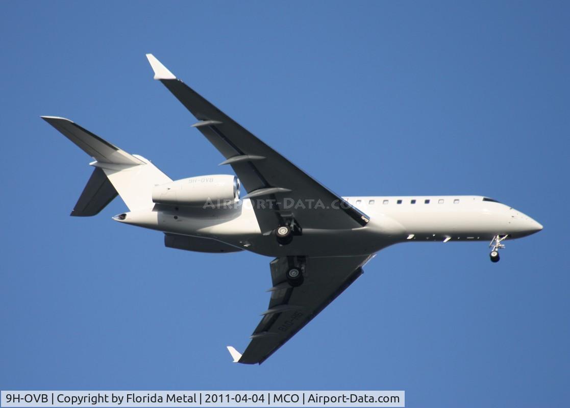 9H-OVB, 2009 Bombardier BD-700-1A11 Global 5000 C/N 9373, Comlux