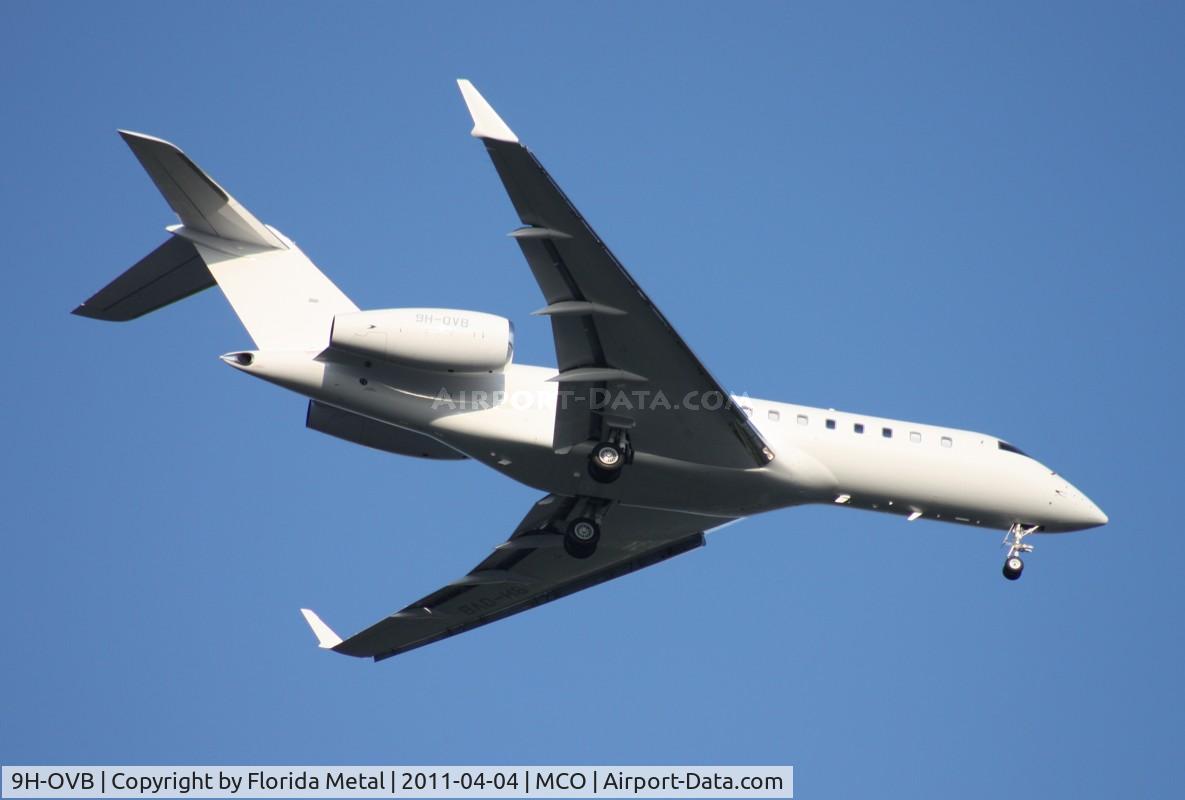 9H-OVB, 2009 Bombardier BD-700-1A11 Global 5000 C/N 9373, Global 5000