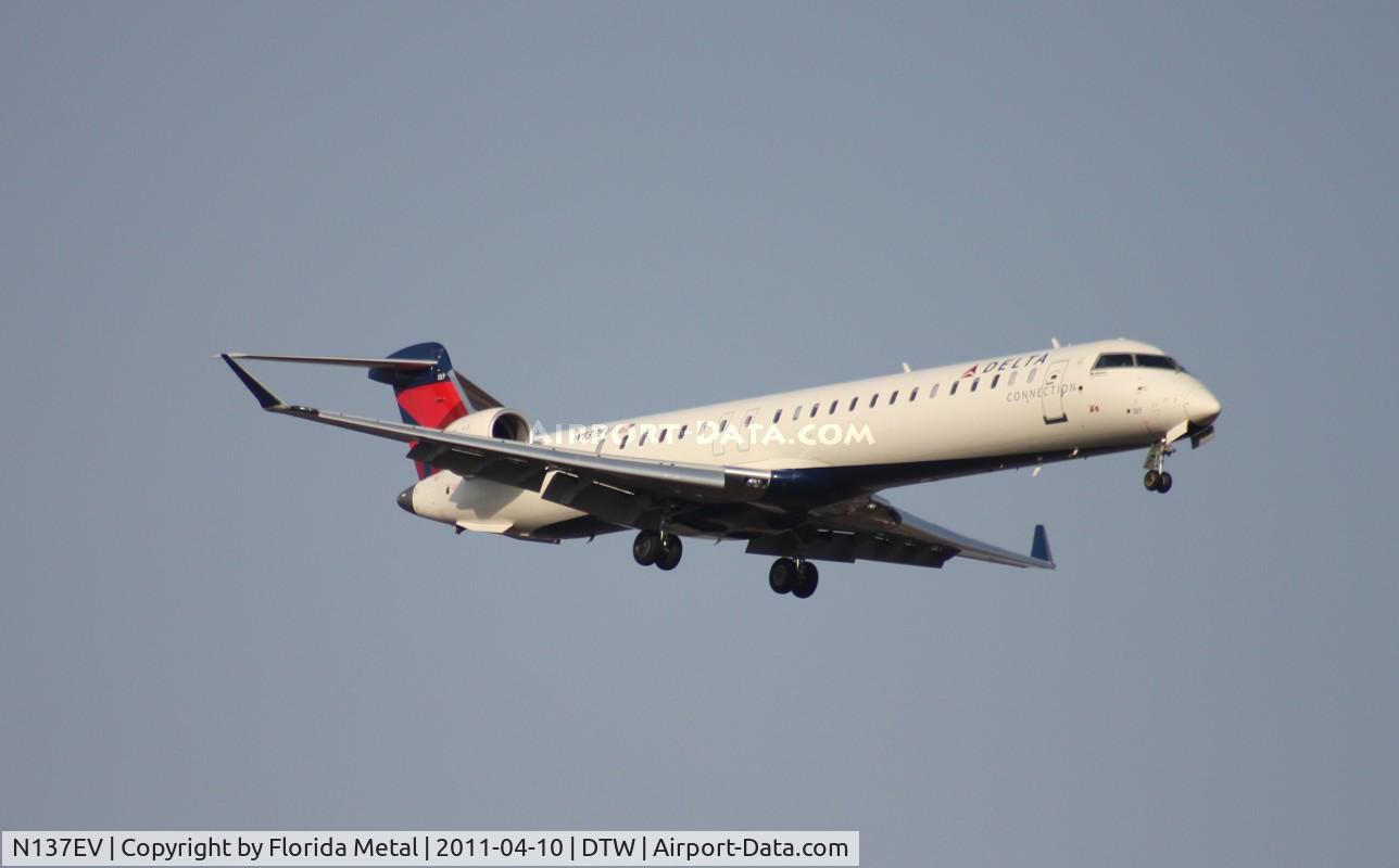 N137EV, 2009 Bombardier CRJ-900ER (CL-600-2D24) C/N 15227, Delta Connection CRJ-900