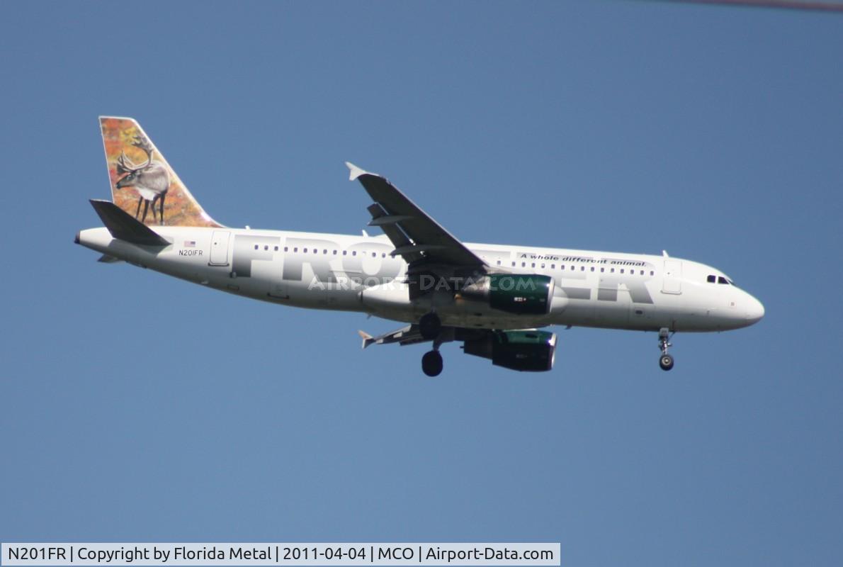 N201FR, 2008 Airbus A320-214 C/N 3389, Yukon the Caribou Frontier A320