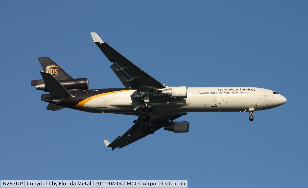 N293UP, 1991 McDonnell Douglas MD-11F C/N 48473, UPS MD-11
