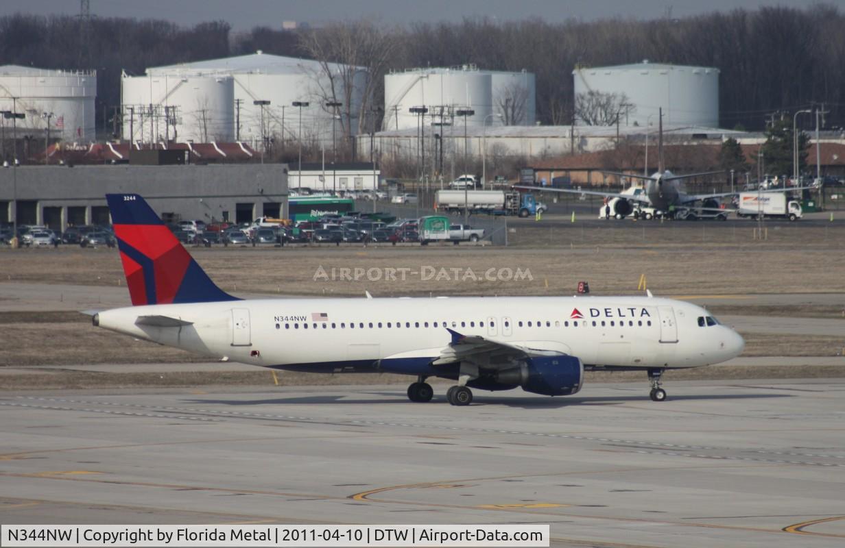 N344NW, 1993 Airbus A320-212 C/N 388, Delta A320