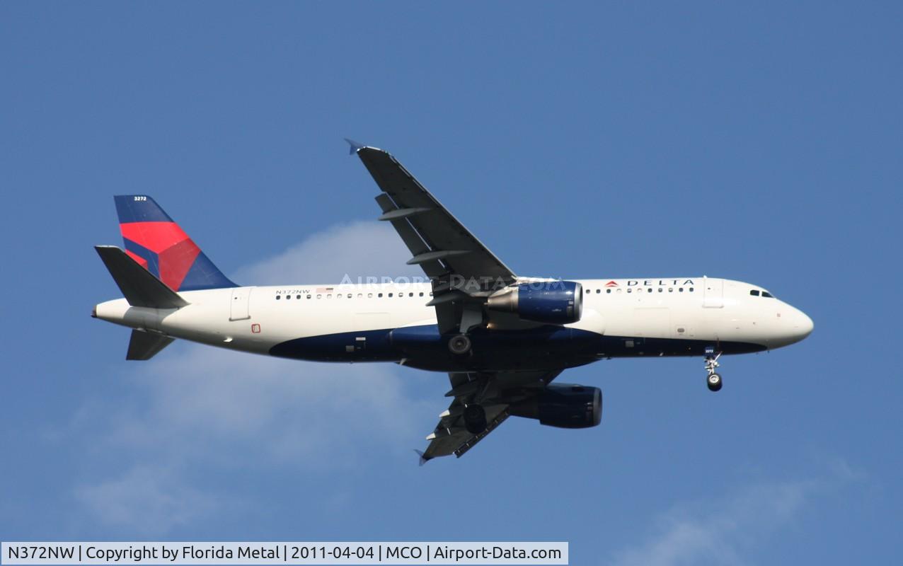 N372NW, 2001 Airbus A320-212 C/N 1633, Delta A320