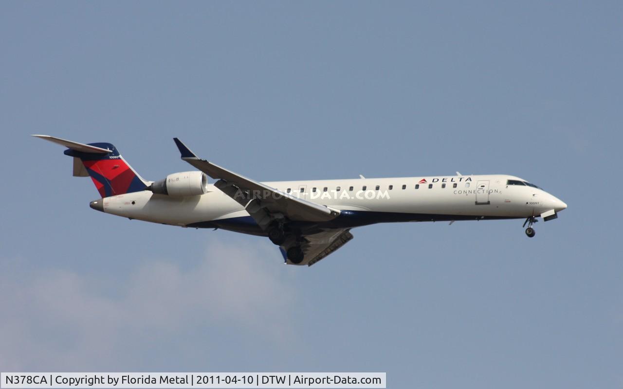 N378CA, 2003 Bombardier CRJ-701 (CL-600-2C10) Regional Jet C/N 10097, Comair CRJ-700