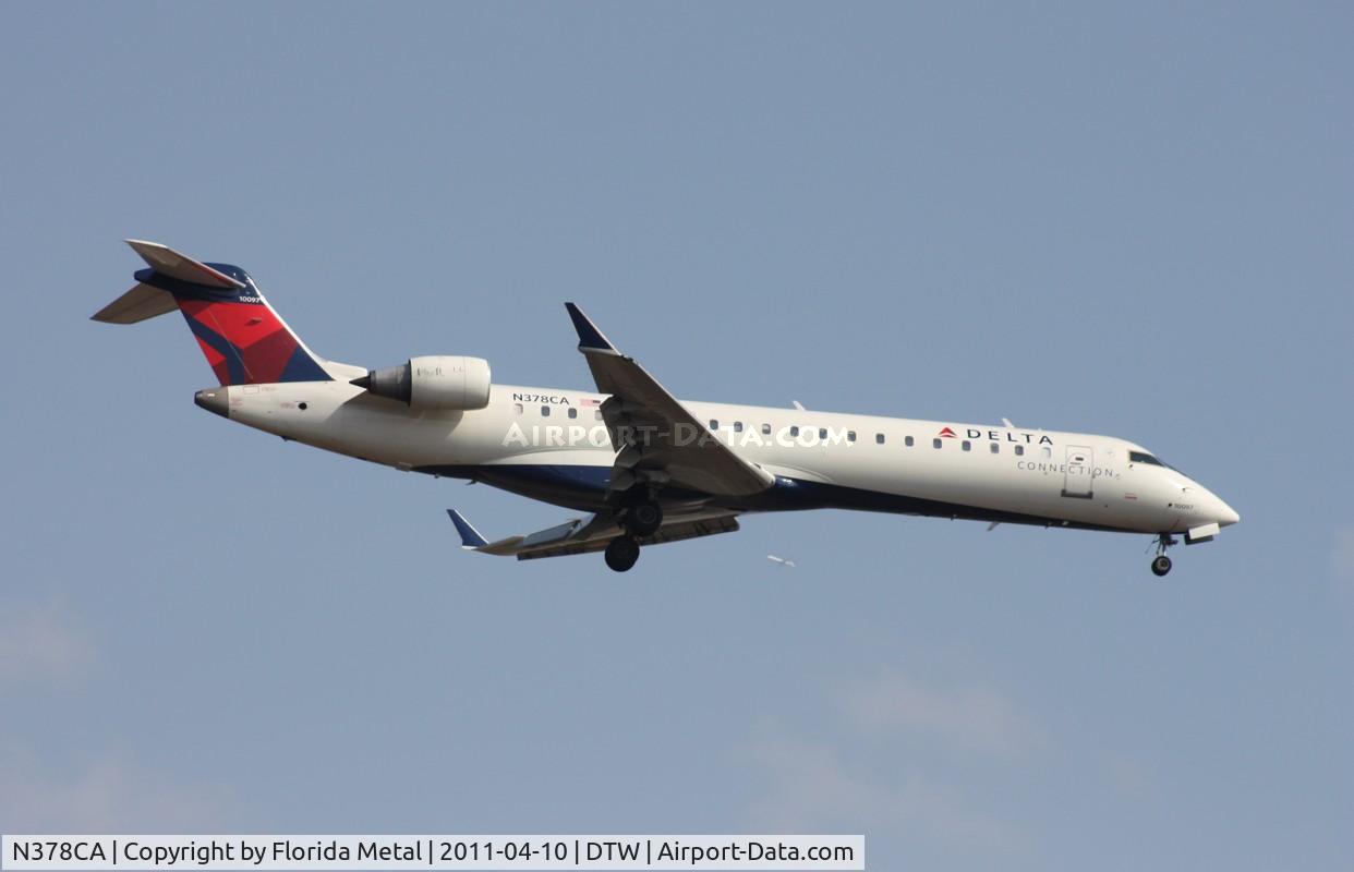 N378CA, 2003 Bombardier CRJ-701 (CL-600-2C10) Regional Jet C/N 10097, Comair CRJ-700