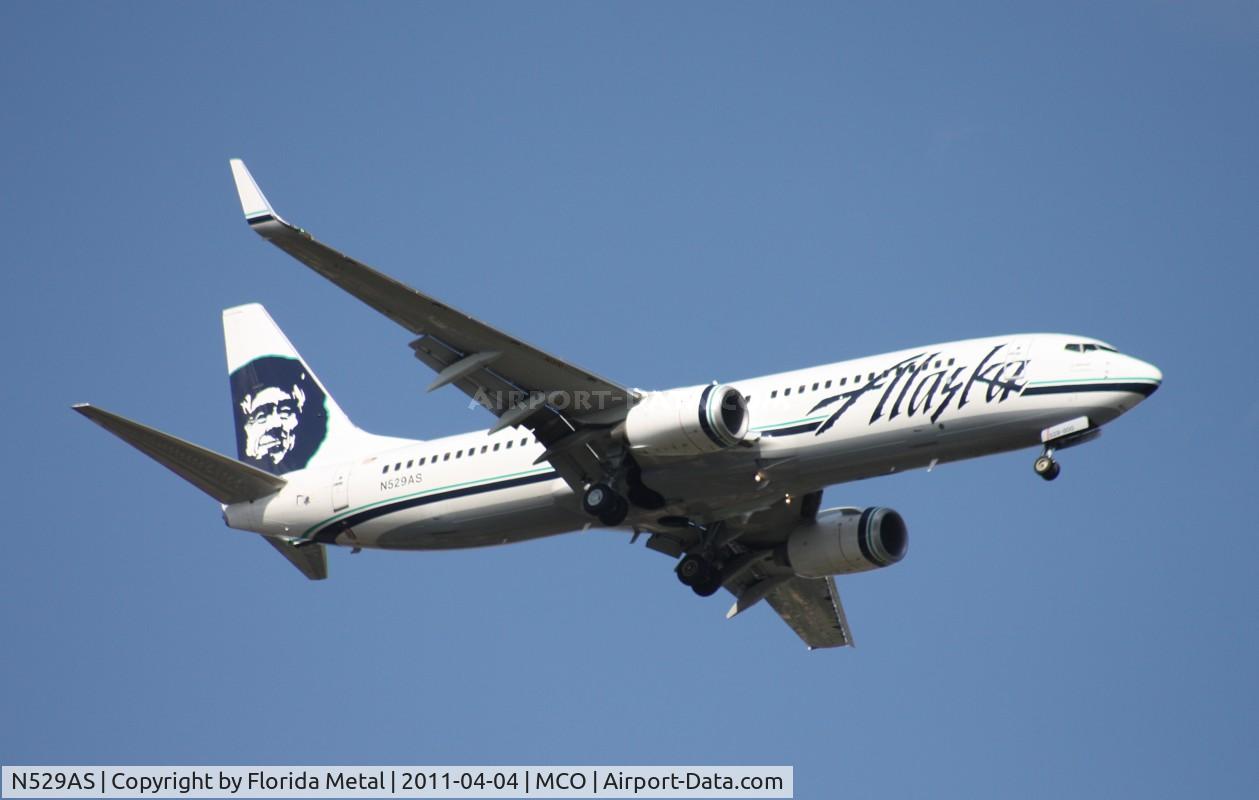 N529AS, 2010 Boeing 737-890 C/N 35198, Alaska 737-800