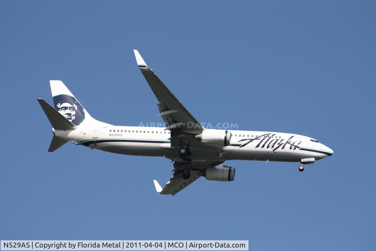 N529AS, 2010 Boeing 737-890 C/N 35198, Alaska 737-800