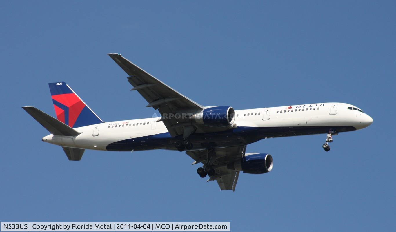 N533US, 1988 Boeing 757-251 C/N 24264, Delta 757