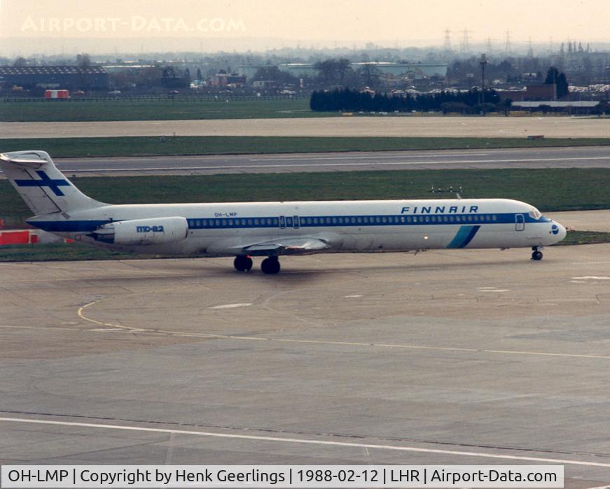 OH-LMP, 1982 McDonnell Douglas MD-82 (DC-9-82) C/N 49152, Finnair