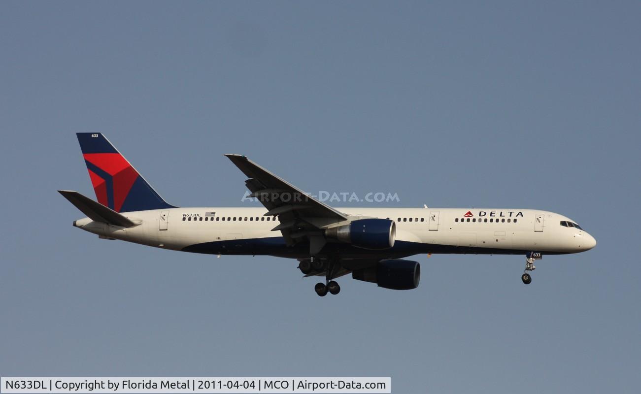 N633DL, 1987 Boeing 757-232 C/N 23614, Delta 757