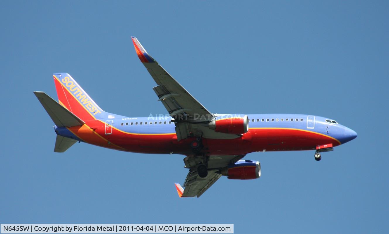 N645SW, 1997 Boeing 737-3H4 C/N 28330, Southwest 737