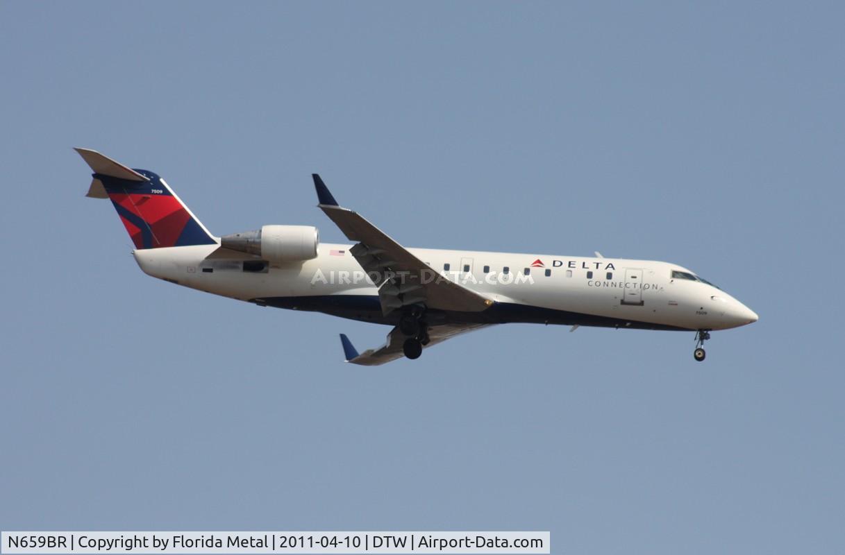 N659BR, 2001 Bombardier CRJ-200ER (CL-600-2B19) C/N 7509, Comair CRJ-200