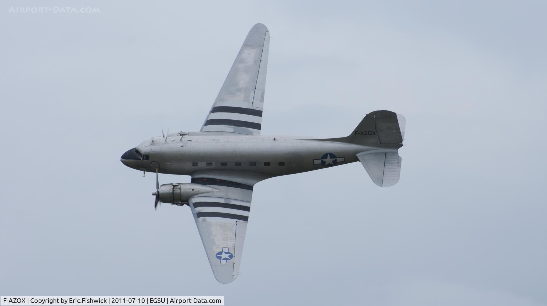 F-AZOX, 1945 Douglas DC-3C-S1C3G (C-47B-35-DK) C/N 16604, F-AZOX at another excellent Flying Legends Air Show (July 2011)