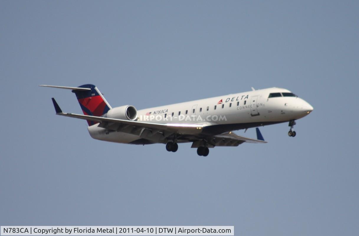 N783CA, Bombardier CRJ-100ER (CL-600-2B19) C/N 7315, Comair CRJ