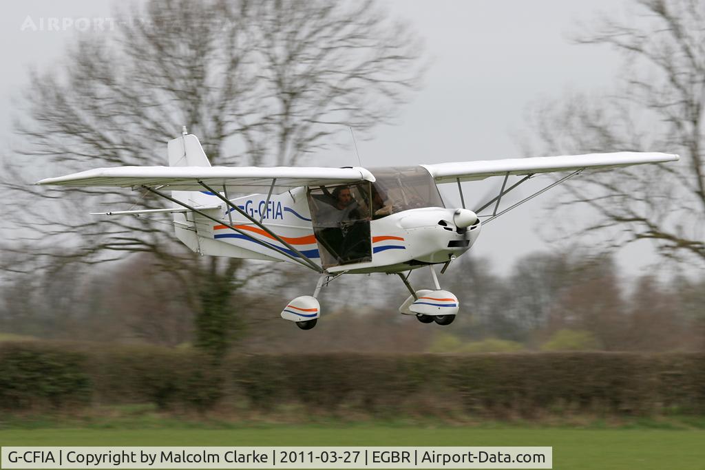 G-CFIA, 2008 Skyranger Swift 912S(1) C/N BMAA/HB/561, Skyranger Swift 912S(1) at Breighton Airfield in March 2011.