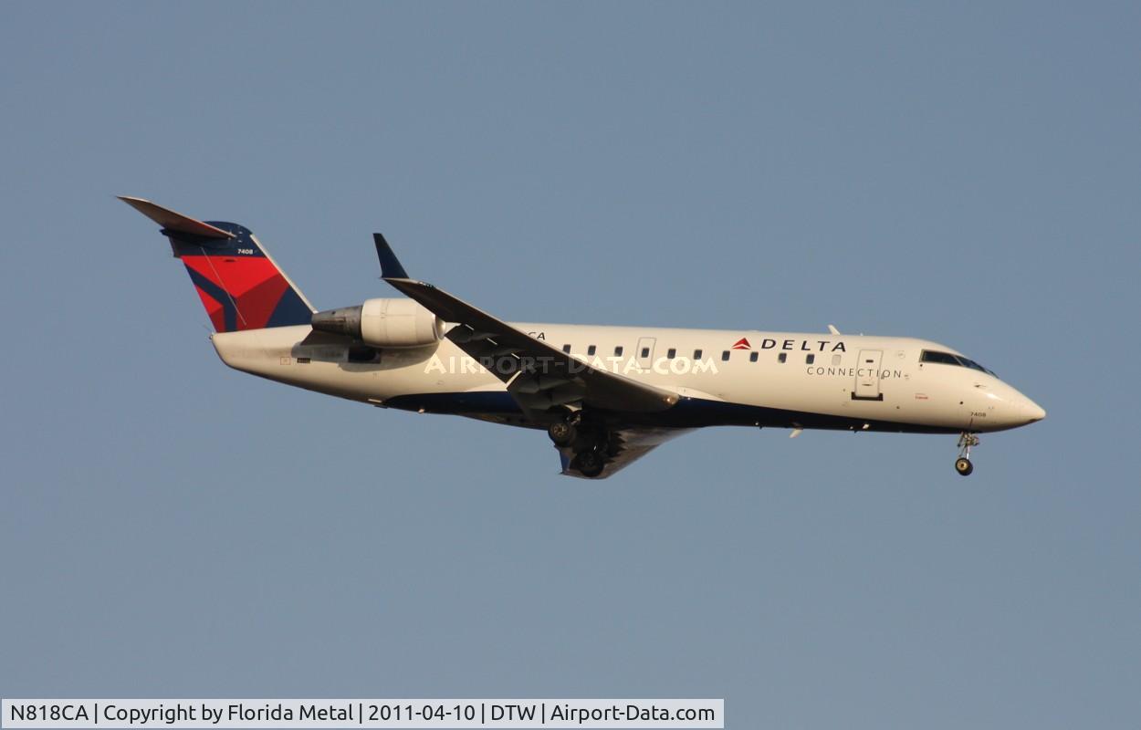 N818CA, 2000 Bombardier CRJ-100ER (CL-600-2B19) C/N 7408, Comair CRJ