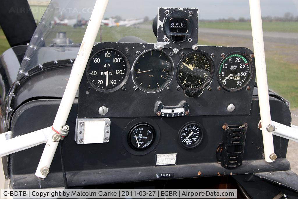 G-BDTB, 1981 Evans VP-1 Series 2 Volksplane C/N PFA 7009, Evans VP-1 Srs 2 at Breighton Airfield in March 2011.