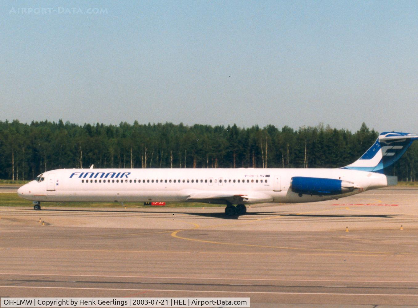 OH-LMW, 1990 McDonnell Douglas MD-82 (DC-9-82) C/N 49905, Finnair